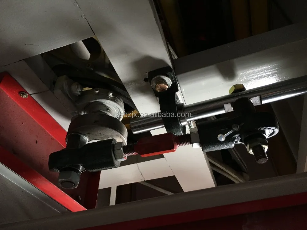 Cold Cutting Bag Making Machine Factory SS-GFQ Series Two Layers Two Lines PE Producing Plastic Shopping Bag Color Plastic Film