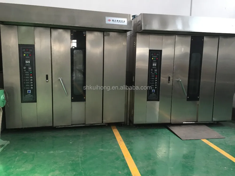 Kh industrial electric bread baking oven for commercial 16/32/64 trays prices rotary rack oven