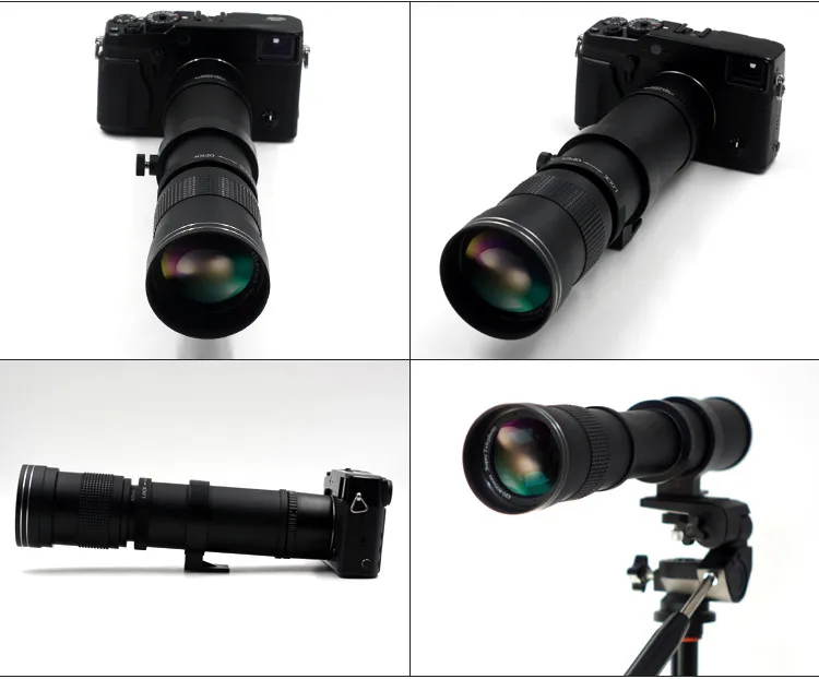 420-800mm f/8.3 Manual Zoom Focus Camera lens for dslr nikon canon d3500 d7500 d750 d500 d7200 d3200 d5300 d3400