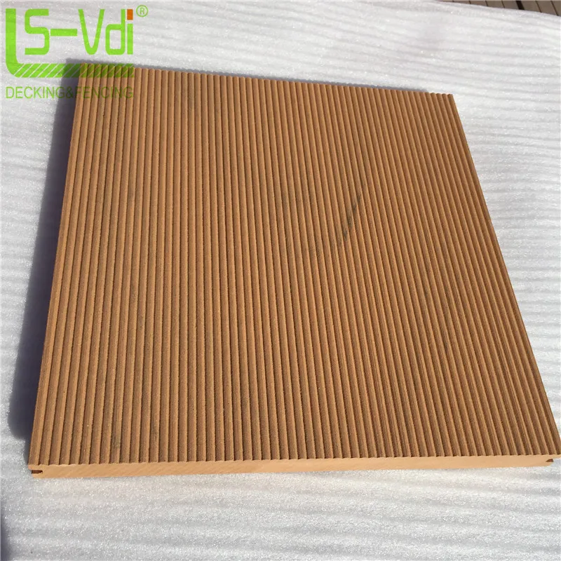 Anti crack wpc outdoor plastic decking composite floor