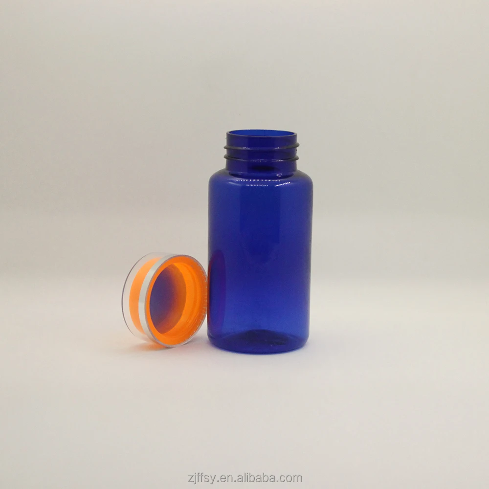 150CC PET plastic capsule bottle for medicine and health care product