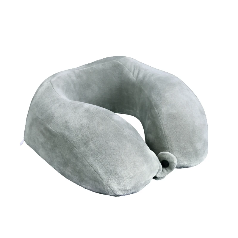 
U-образная подушка для шеи из пены с эффектом памяти для путешествий, подушка для шеи для автомобиля и самолета 