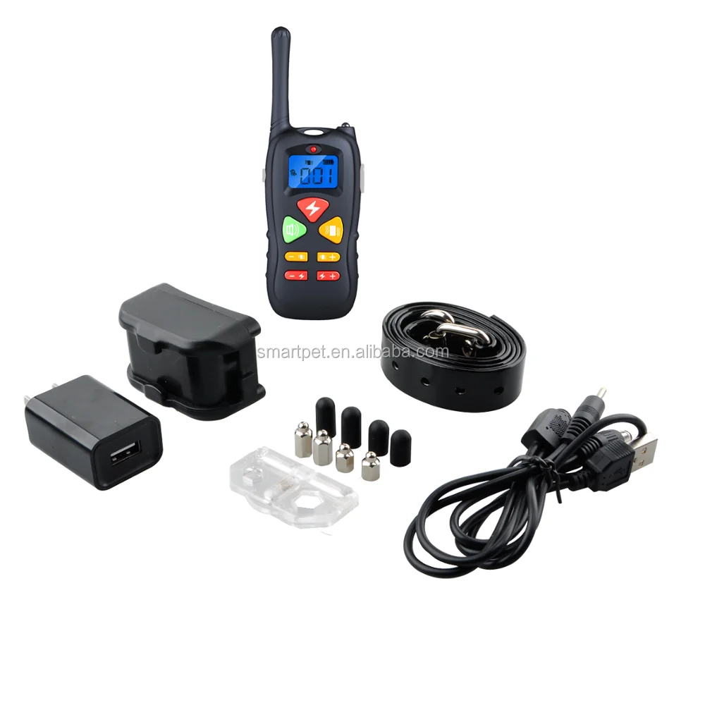 Dog Anti No Bark Collar Remote Dog Bark Collar 500m Waterproof Pet Training Shock Collar