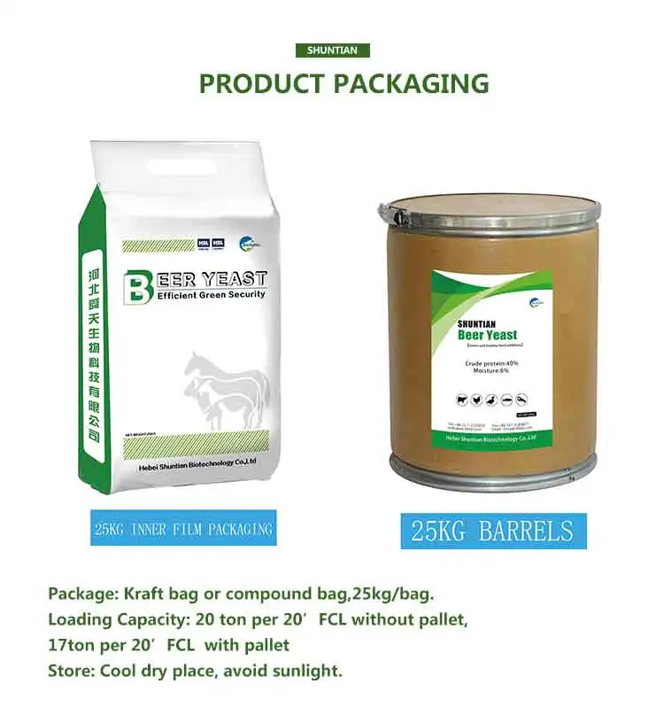 Feed Grade 100% Natural Pure Beer Yeast for Livestock