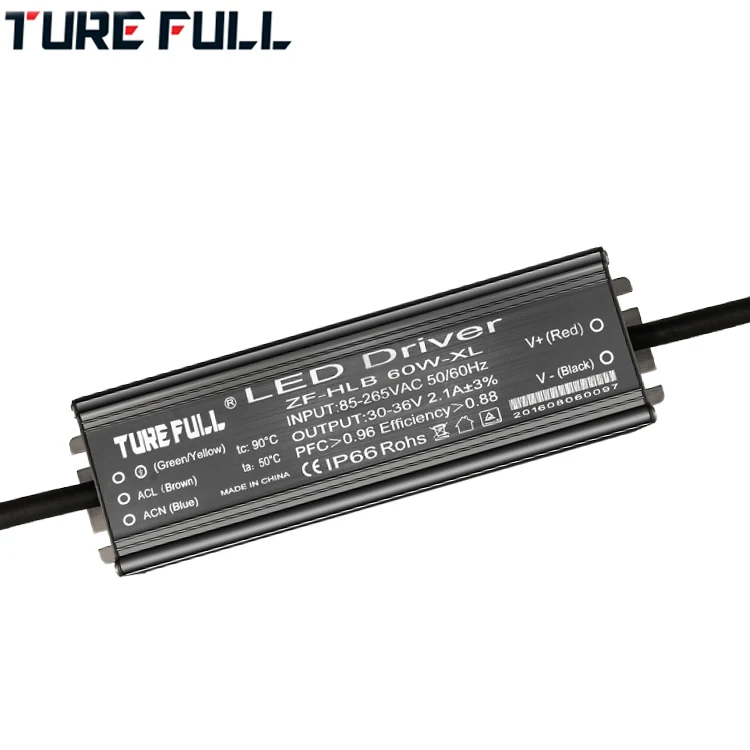 Светодиодный драйвер постоянного тока 60 Вт, светодиодный драйвер 800 мА 36-48 в с IP 67/PF 0,95, светодиодное освещение и схема, дизайн 51 - 100 Вт