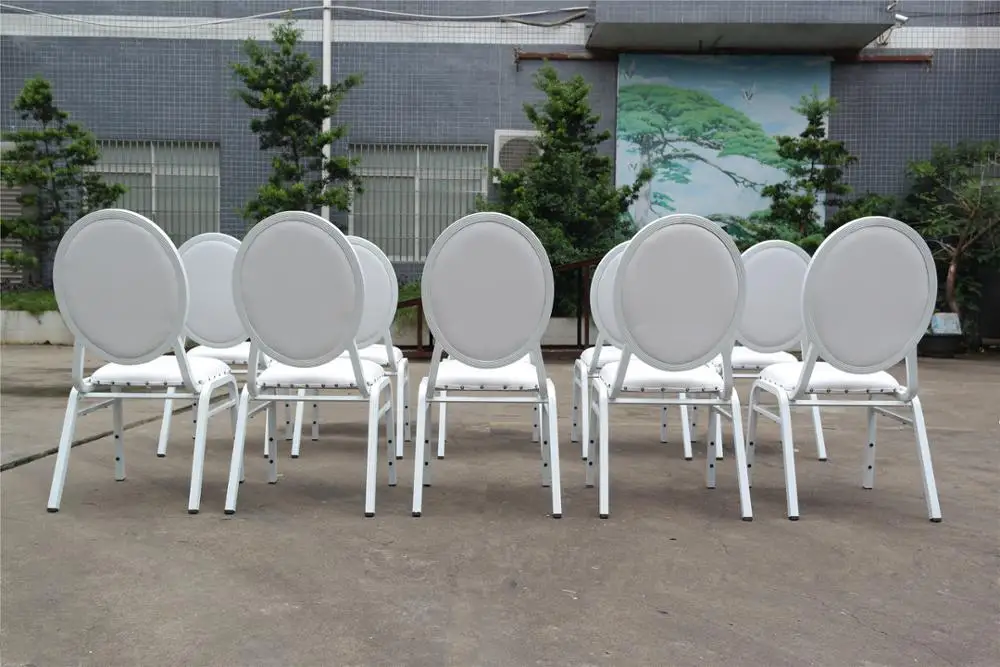 YC-ZL150-01 White Used Rental stacking banquet hotel chair for sale