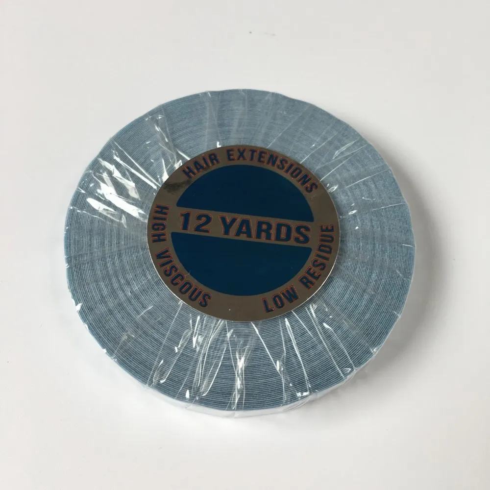 
Double Sided Hair Tape 0.8cm*12Yard Super Blue Tape Easy Use For Tape Hair Extensions 