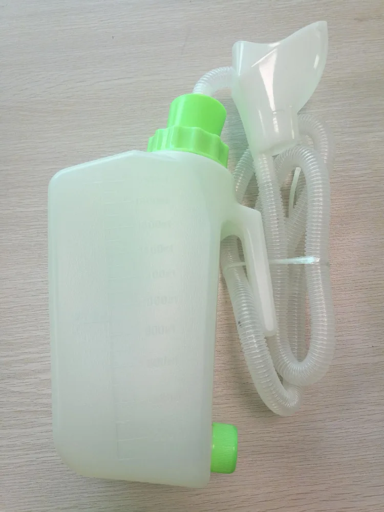 Unisex urine bottle anti-reflux urinal large capacity tbuing urine bottle