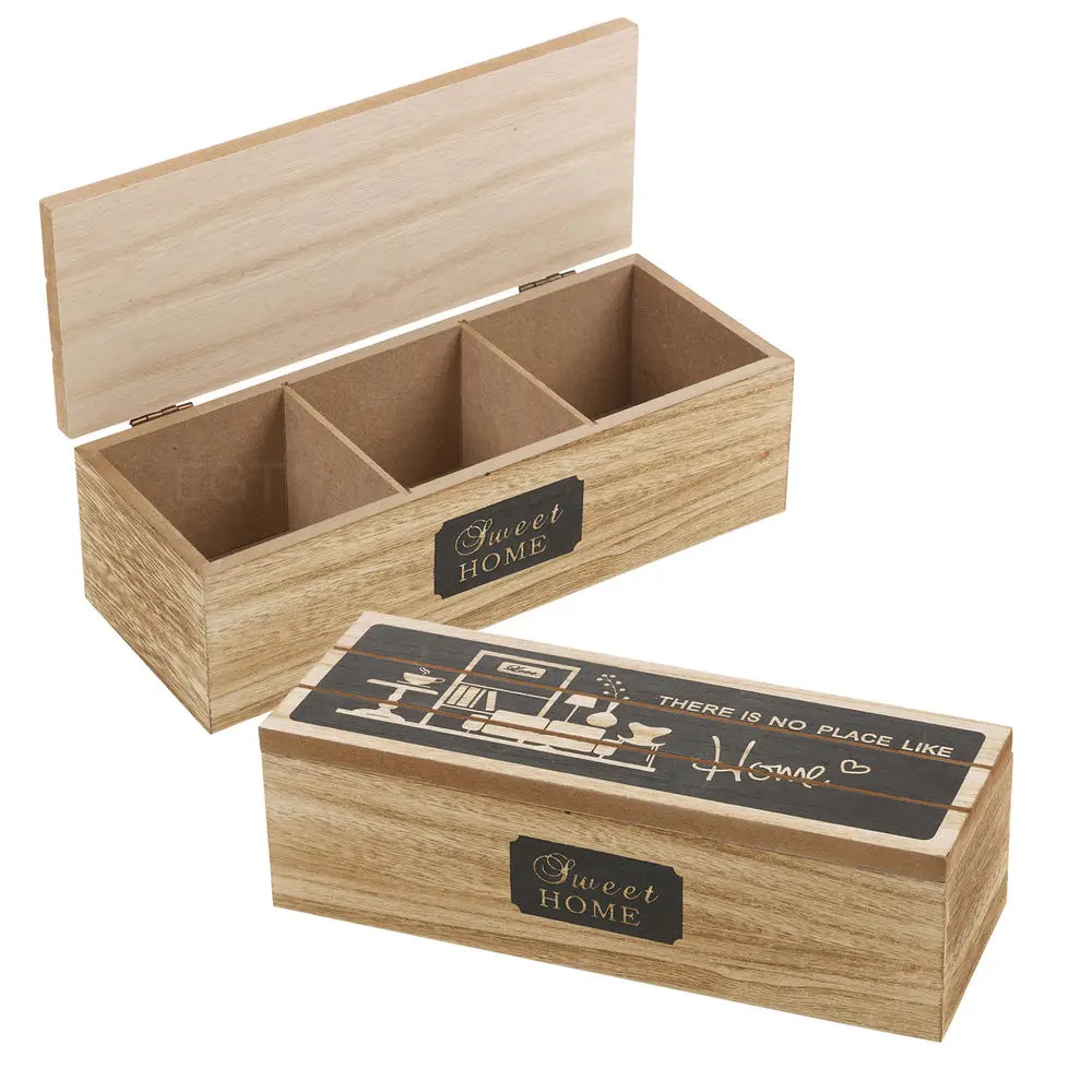 2019 New Design Wooden Tea Gift Box Packaging Gift Box