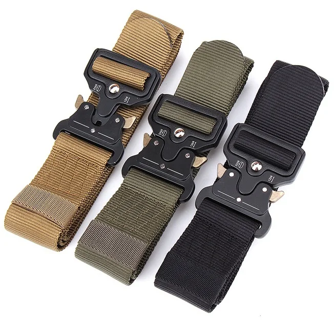 Фирменный тактический сверхмощный поясной ремень Gina 1,7 дюйма, быстросъемные нейлоновые ремни с металлической пряжкой