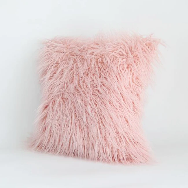 От монгольского ягненка, накидка для подушки, подушки Декор-домашний декор шерсть подушка