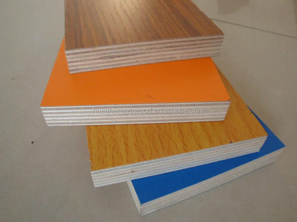 
17mm eucalyptus core melamine faced plywood for furniture 