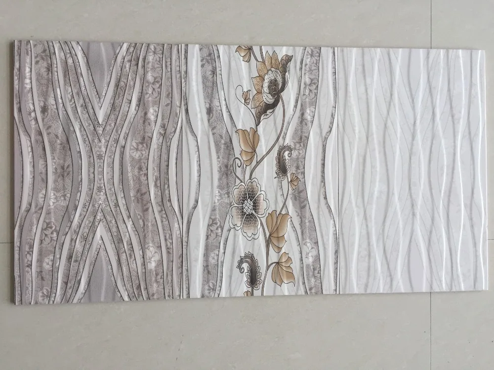 
3D wave wall tiles ceramic 20x30cm, kitchen wall tile sizes 
