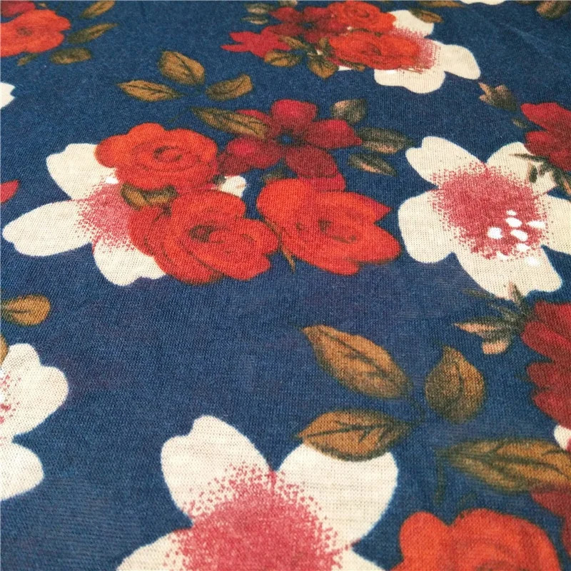 
Wholesale 2020 Hot Sale Muslim Jersey Scarf Hijab Fashion Print Cotton Soft Long New Arrival Floral Hijab Stoles And Shawls 