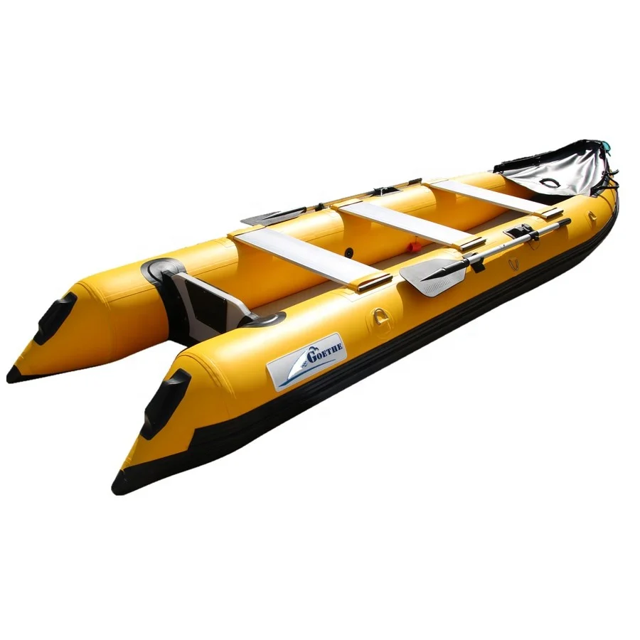 Goethe Goboat GTK370 CE 12 футов 2 человека байдарка сидят на верхушке карбоновая лодка для рыбалки каяк с алюминиевым сиденьем лодки дополнительно мотор