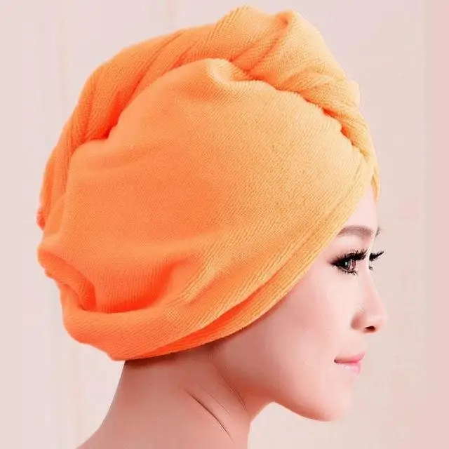 Long Thick Curly Hair Wrap Turban Large Microfiber Hair Towel