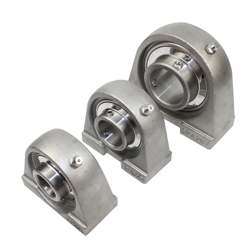 waterproof Stainless steel plummer pillow block bearing SUCPA201 SUCPA202 SUCPA203 SUCPA204 SUCPA205 SUCPA206 SUCPA207 SUCPA208