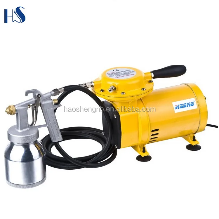 
Бразильский портативный двухвольтный безмасляный популярный комплект воздушного мини-компрессора membrance с пистолетом 