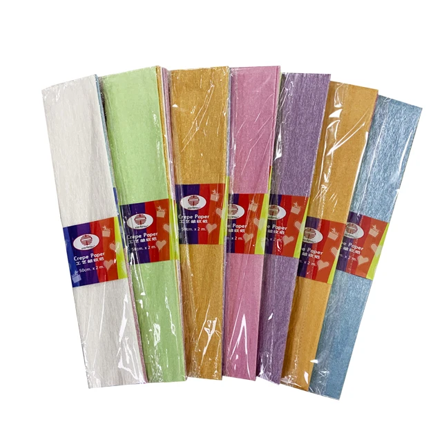 
China supplier wholesale pearl crepe paper for party decorations 