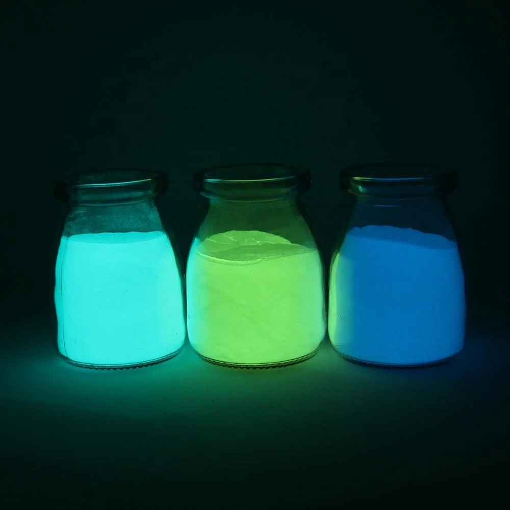 long effect phosphor powder photoluminescent pigment powder glow in the dark pigment powder for plastic injection molding