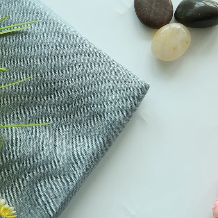 Лидер продаж, летнее платье, ткань для девочек, 100% чистая льняная ткань, оптовая продажа