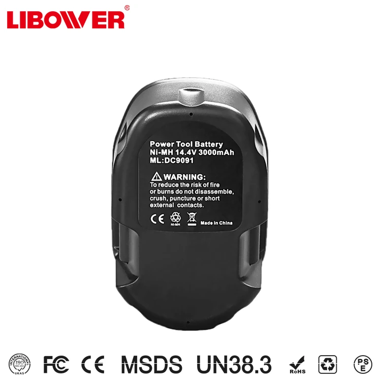 Libower 14.4V Battery for Dewalt DC 9091, DE9038, DW9091 Power Tool High Quality High safety Battery