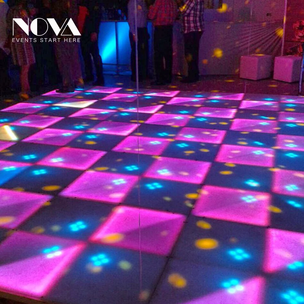 2021 Led Floor Dj Disco Nightclub Dmx 3d Time Tunnel Rgb Led Light Dance Floor