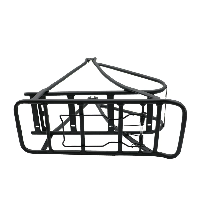 
Adjustable 26inch 28inch 700C Bike Luggage Rack Black Double Layer e Bike Bicycle Battery Rear Carrier for Bicycle Accessories 