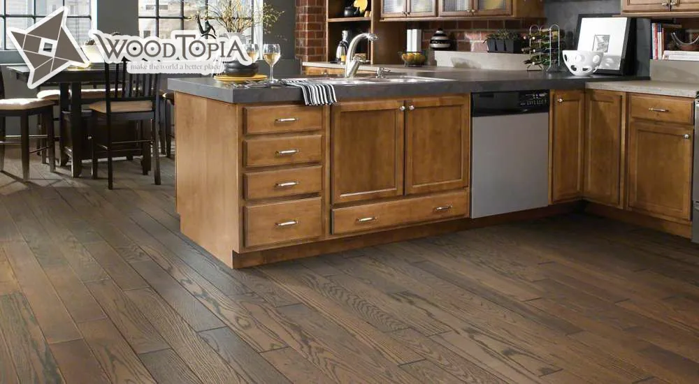 
Wood Floor Unique Fit for Laminated Flooring Solid Oak Flooring Modern Indoor Office Building 18mm More Than 5 Years 