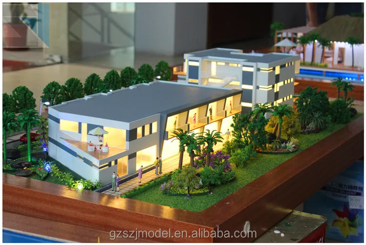 Beach Architectural House Scale Model 3d Model Maker Plastic Physical Model Factory