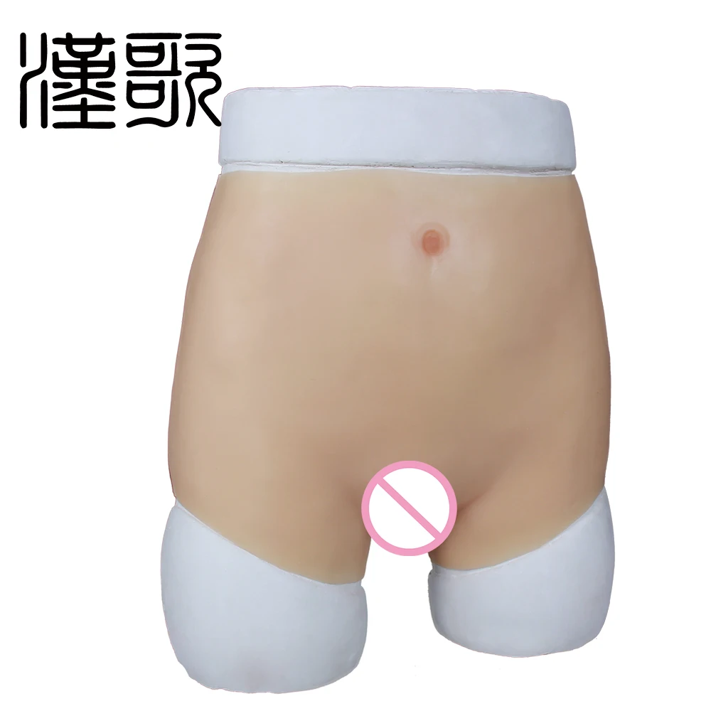 Silicone S Artificial Vagina Underwear Boxer For Crossdresser Fake Ass Girl Virginity Vagina