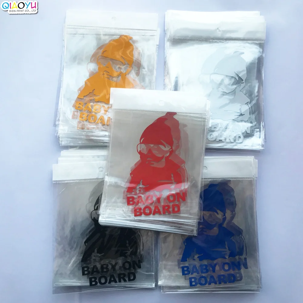 Funny Car Window Vinyl Decal Baby On Board Sticker Hangover Sign Sticker