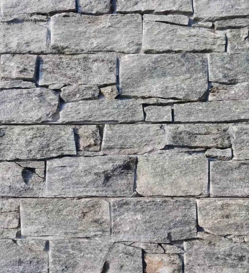 Natural Green Quartzite Cement Wall Cladding Ledge Stone