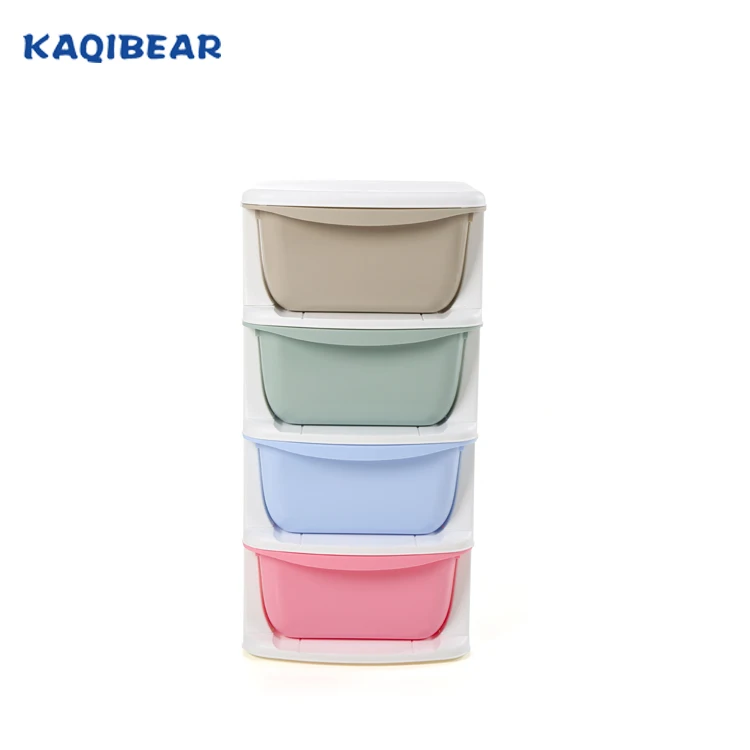 
Free Sample Cheap Colorful Baby Plastic Drawer Storage Cabinet 