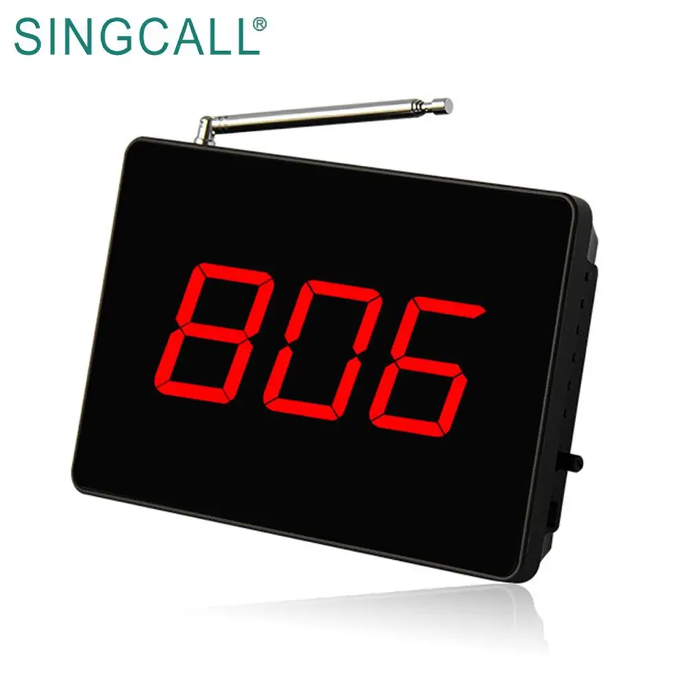 
SINGCALL Restaurant Waiter Caller Cafe Calling Wireless Paging System 