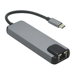 HOT sell for Amazon  5 in 1 type c usb hub Adapter USB 3.0 hub for macbook usb c hub