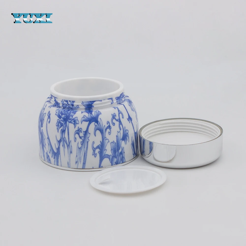 50g 80g  plastic luxury beauty face cream jars