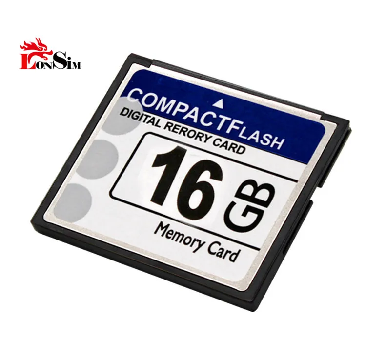 High Quality Factory Wholesale Compact Flash Memory Card for Digital Camera Full Capacity 16GB CF Card