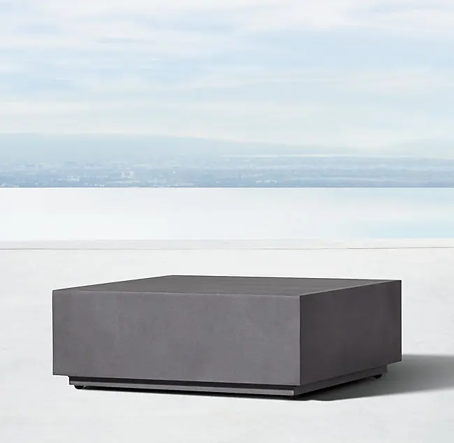 Простой дизайн, садовая мебель, алюминиевый чайный столик для продажи