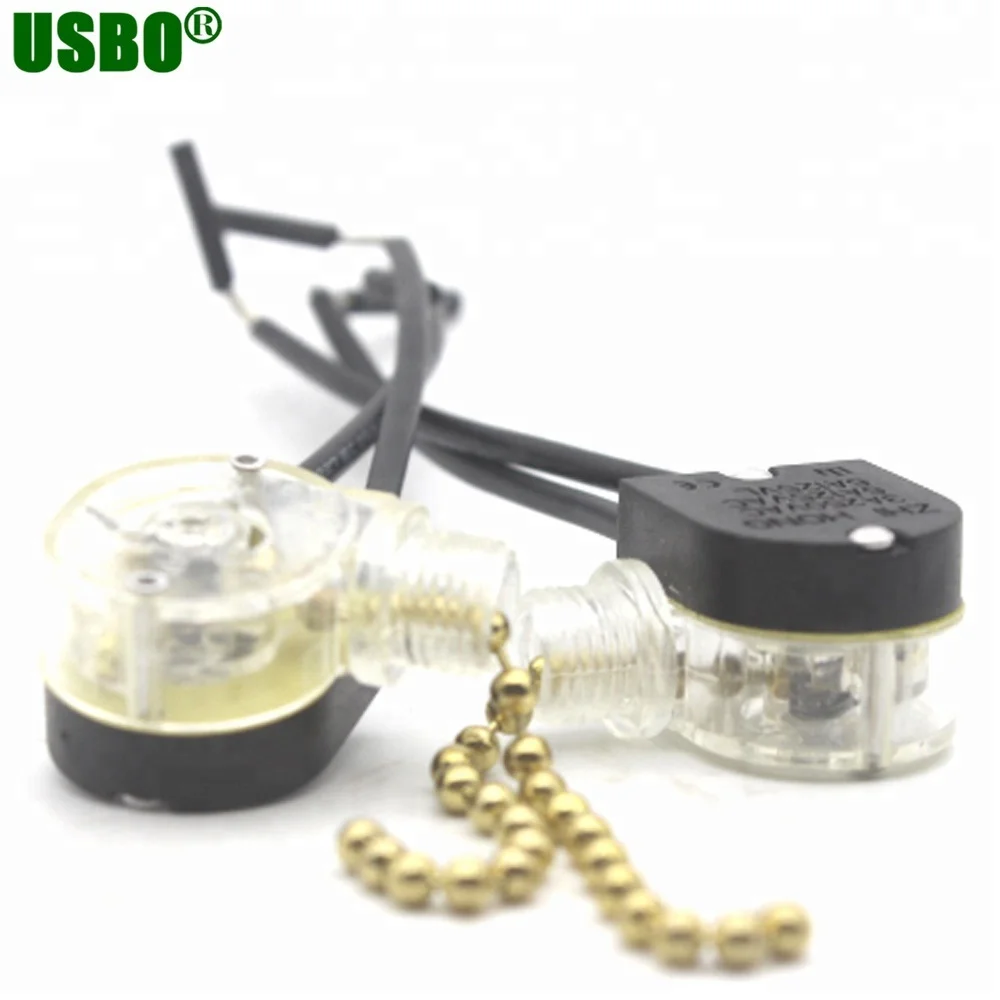 Универсальный выключатель для потолочного вентилятора, 3 А, 250 В