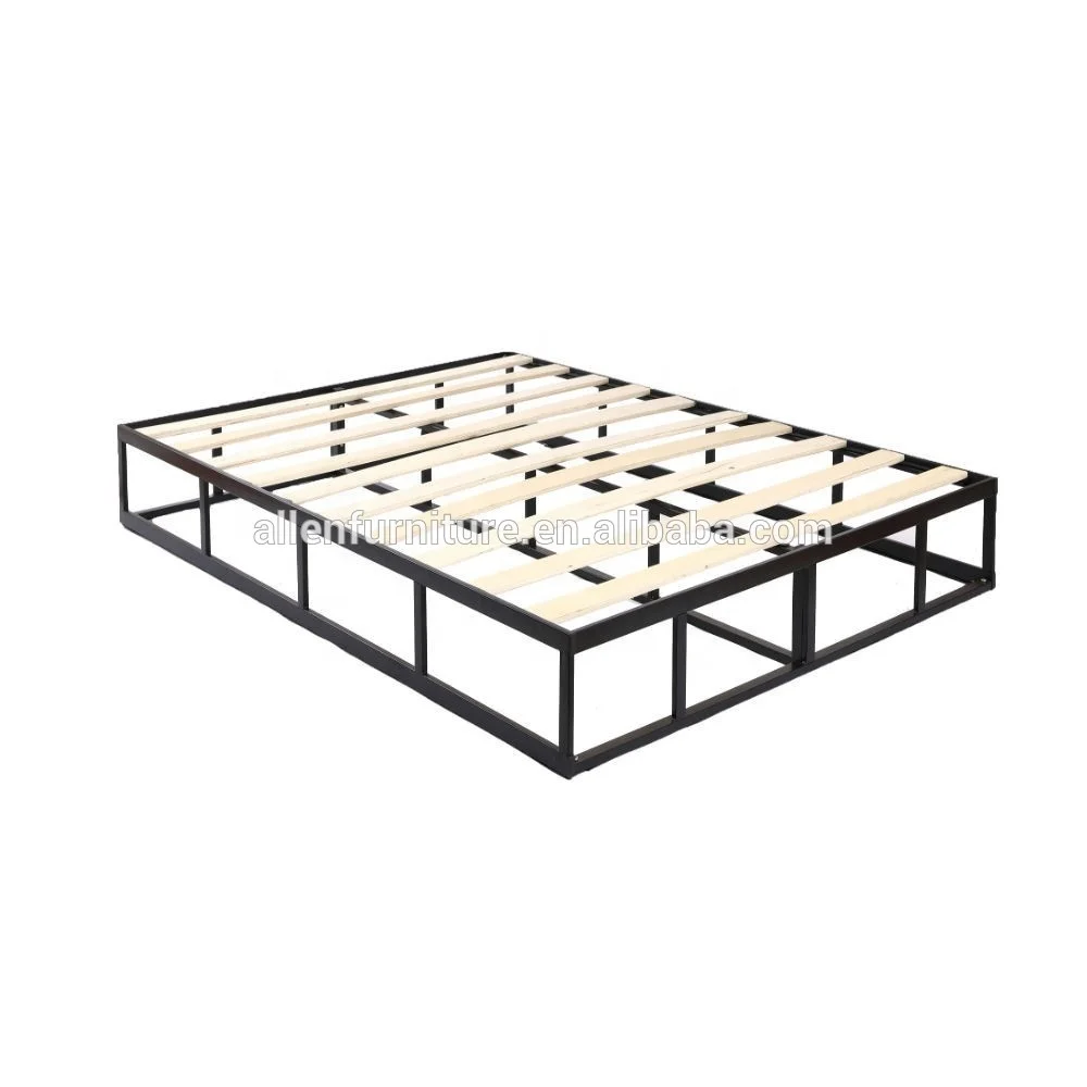 
China High Quality Cheap Price Wooden Slat Metal Frame Mattress Foundation 