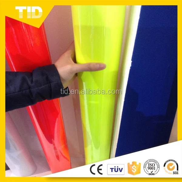 
 Профессиональная флуоресцентная цветная наклейка Компьютерная резка виниловая пленка цветная наклейка с сертификатом CE  