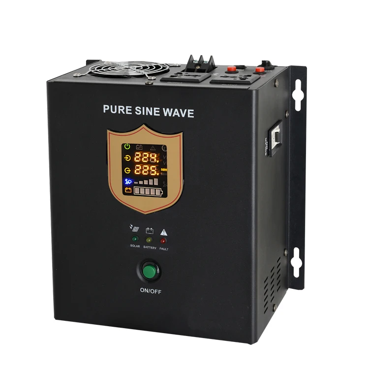1KVA настенного монтажа Тип off в виде решетки солнечный инвертор для неэлектрифицированная Солнечная силовая установка