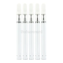 Vaporizer Pen Disposable .5ml  1.6mm 2.0mm Hole Size Vape Pens with Plastic Tube Packaging