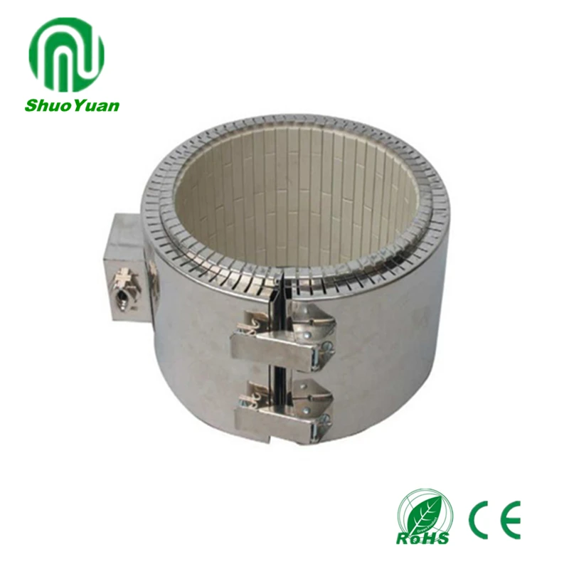 Electric extruder round ceramic band heating  heater element
