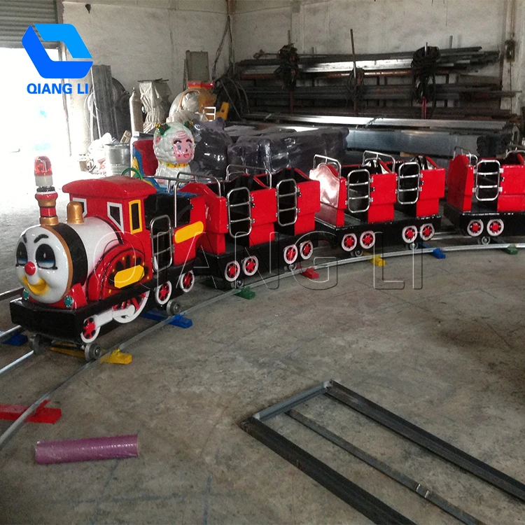 Factory sale kids mini track train rides kiddie games China wooden train