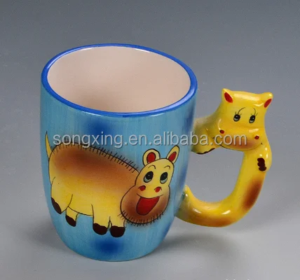 New products 12OZ cups, mini Animal  Mug Size and shape can be customized