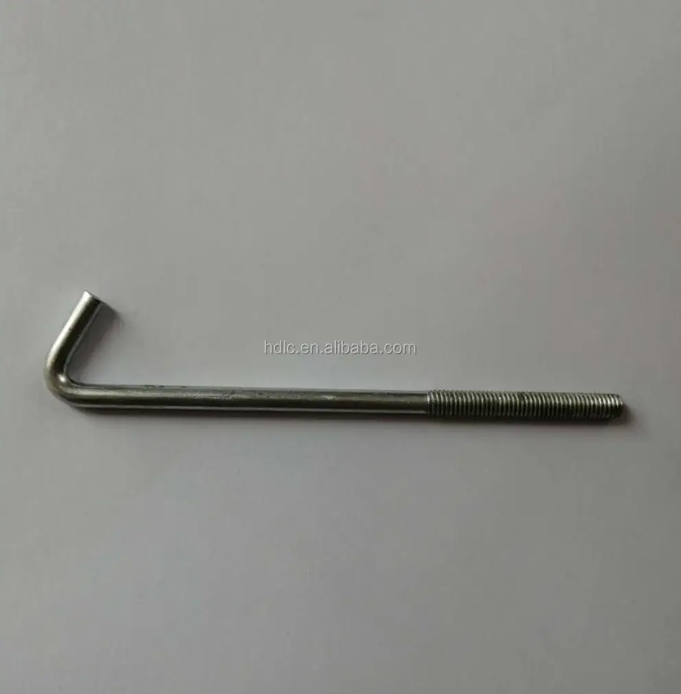 
China fastener foundation j bolt zinc plated 