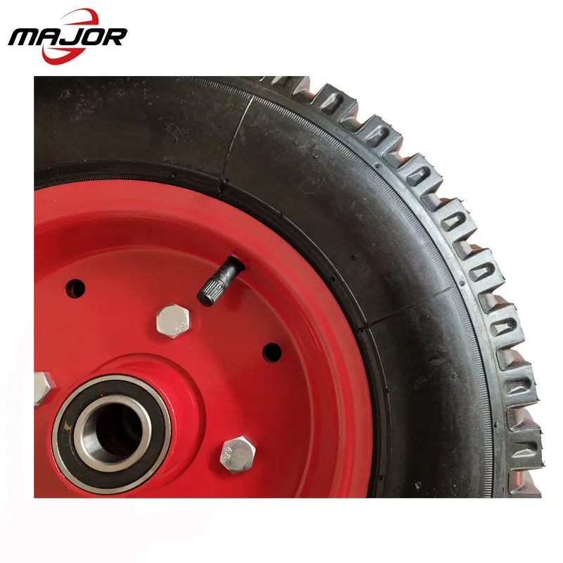 Factory sale high quality 16 inch inflatable cart pneumatic rubber wheel