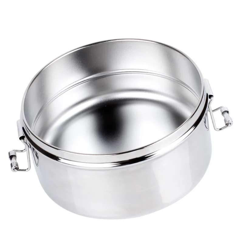 Pinkah high quality round kids adult double wall 304 stainless steel vacuum thermal lunch box